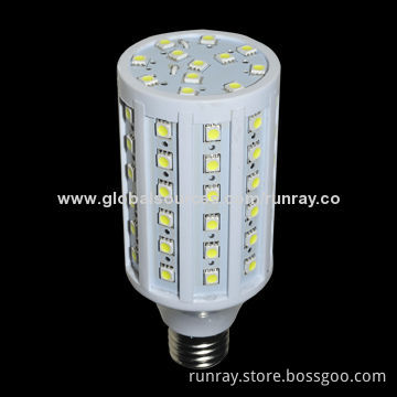 SMD 11W E27 LED Corn Bulb, Epistar Chip, 2-year Warranty, 85-265V AC, >0.95 PF